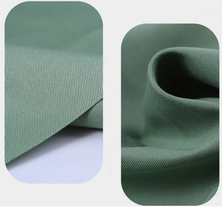 150d Twill 100% Spun Polyester Uniform Fabric for Clothing Garment Textile