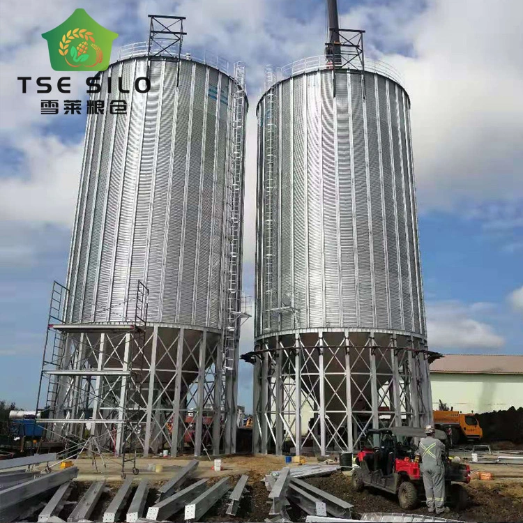 Novos produtos Pacote completo multifuncional Design profissional Silo de alimentação de fibra de vidro Silo de alimentação de 10 toneladas.