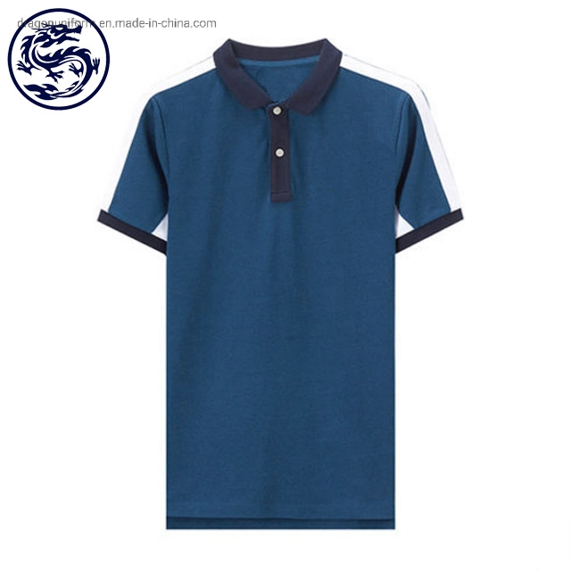 Livraison rapide occasionnel couleur plus solide de la taille des vêtements de travail Polo pour hommes