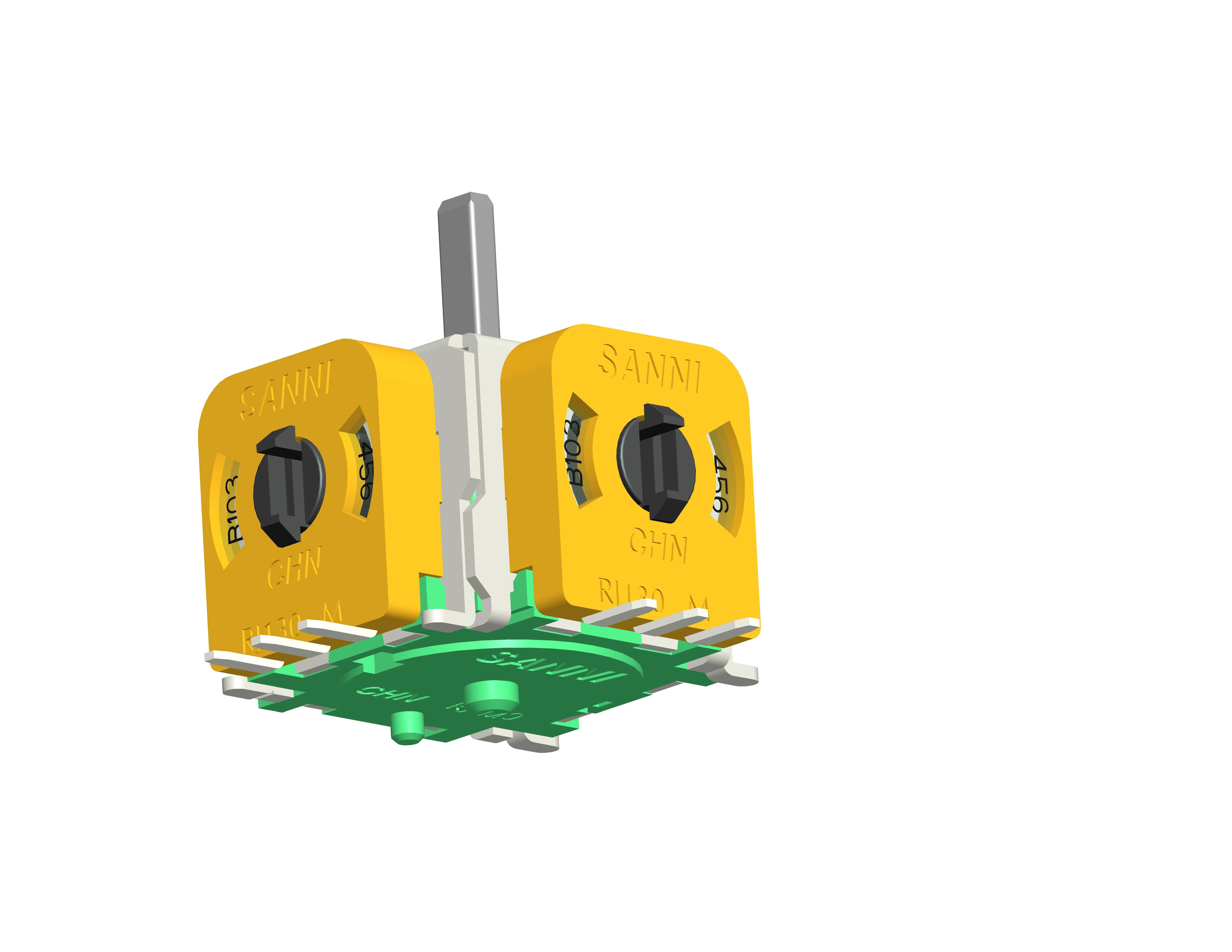 Rj1302 مخصص محطة اللعب ضبط الروتاري Potentiometer لعبة 10K خانق هزاز مقياس فرق الجهد وعصي التحكم