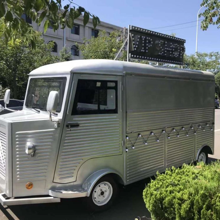 Street Classic usado Snack Mini Mobile Food Truck Carro de Café Coche con máquina expendedora