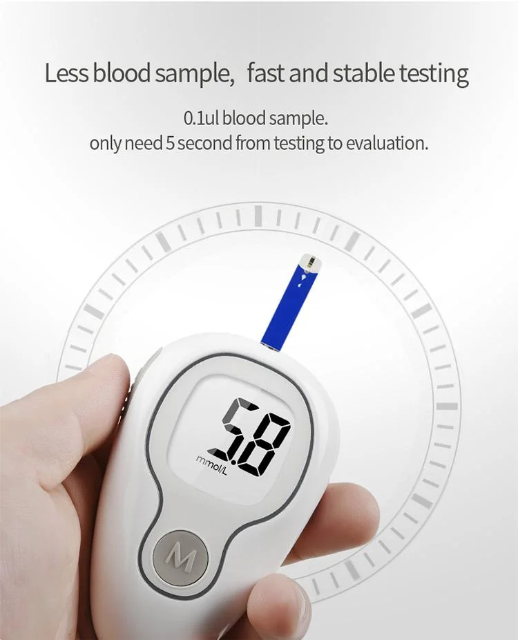 Meilleurs fabricants Glucomètre électronique numérique facile avec la CE a approuvé le sang Glucosemeter