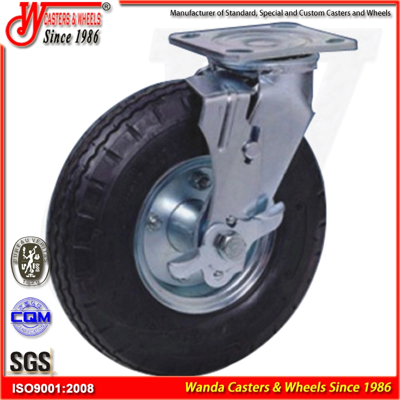 Heavy Duty Pneumatic Rubber Tyre Air Wheel