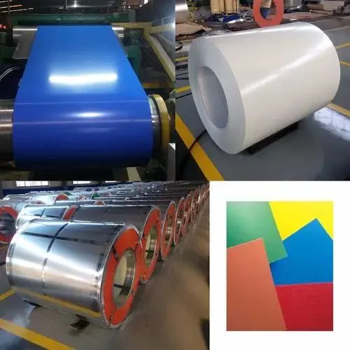 PVC/Pet Film Color Coated Coil Galvanized Steel Roofing Tiles/Corrugated Roof Sheet for Building Material