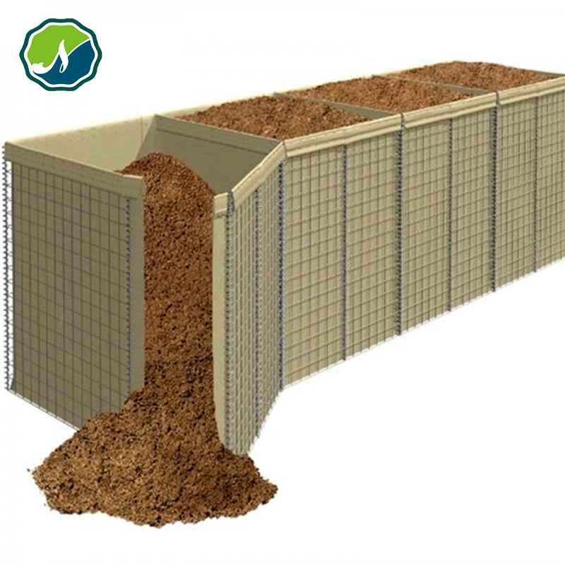 Wall Mil Hesco Bastion Military Flood Barrier Price/ Heavy Zinc Coated Hesco Wall Factory Price