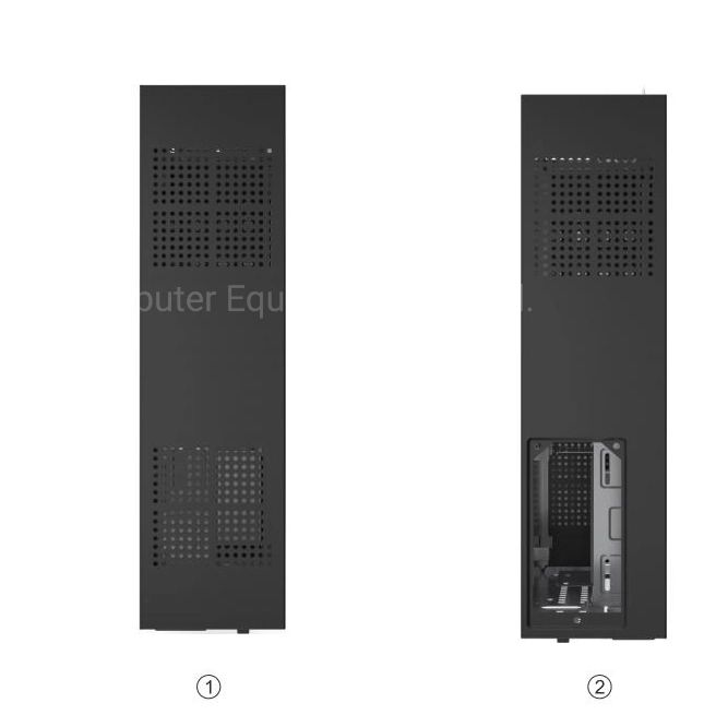 OEM-дизайн портативного компьютера в горизонтальном положении Itx тонкие корпуса ПК