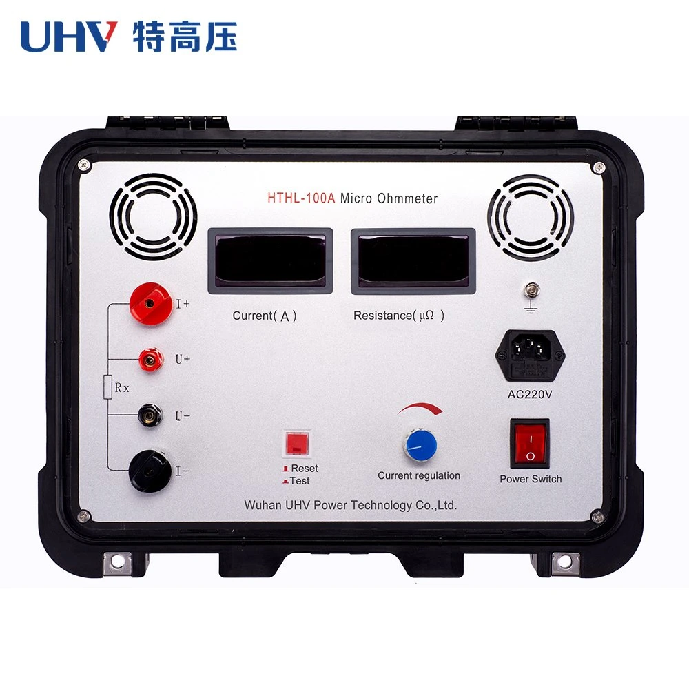 Hthl-100A Micro-Ohmmeter Circuit Breaker Contact Resistance Tester
