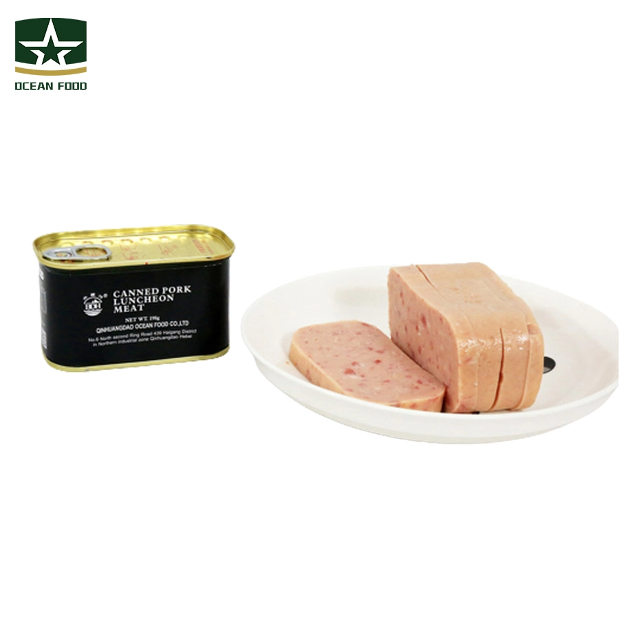 Military Emergency Can Food Ready-to-Eat 198g Canned Pork Luncheon Meat