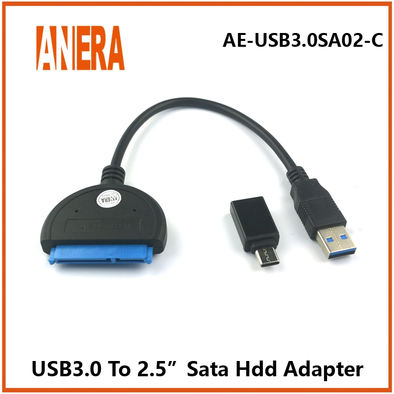 Высокоскоростной USB3.0 на 2,5" жесткого диска SATA кабель с адаптером дисков
