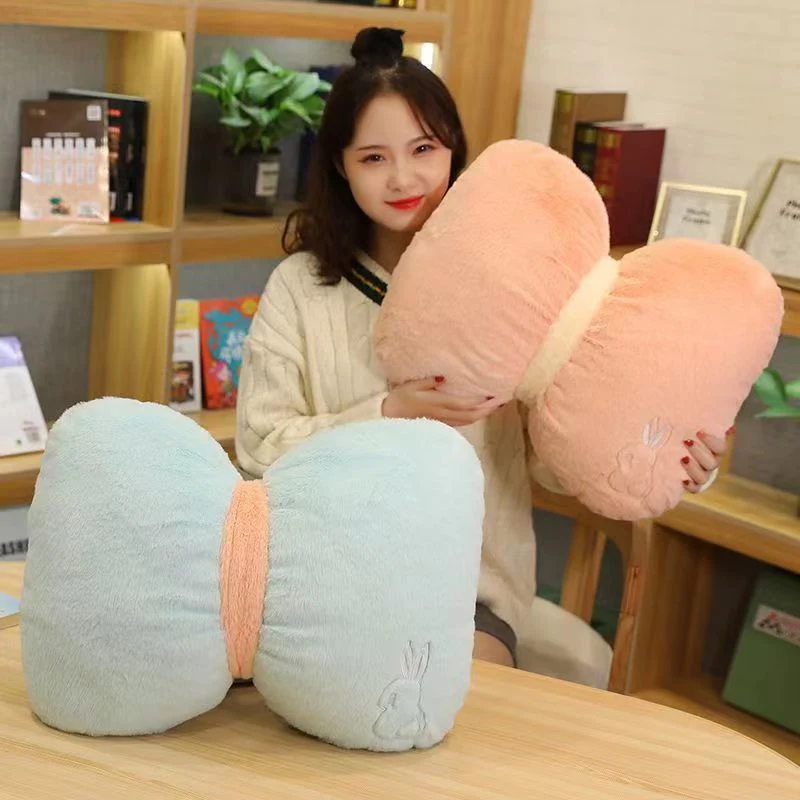 Arco de estilo nórdico almohada Cojín de juguete de peluche coche dormitorio sofá cojín Girly almohada de Regalo de corazón