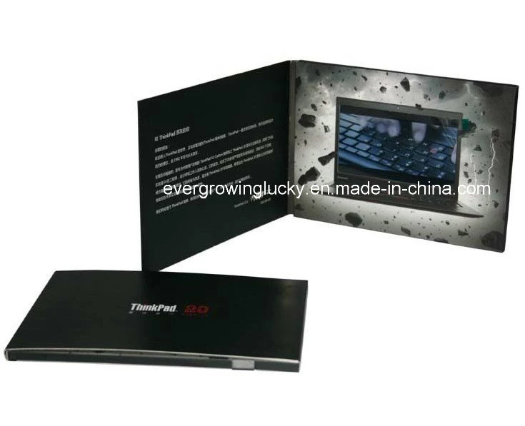 7inch TFT LCD Screen Video Greeting Card with USB