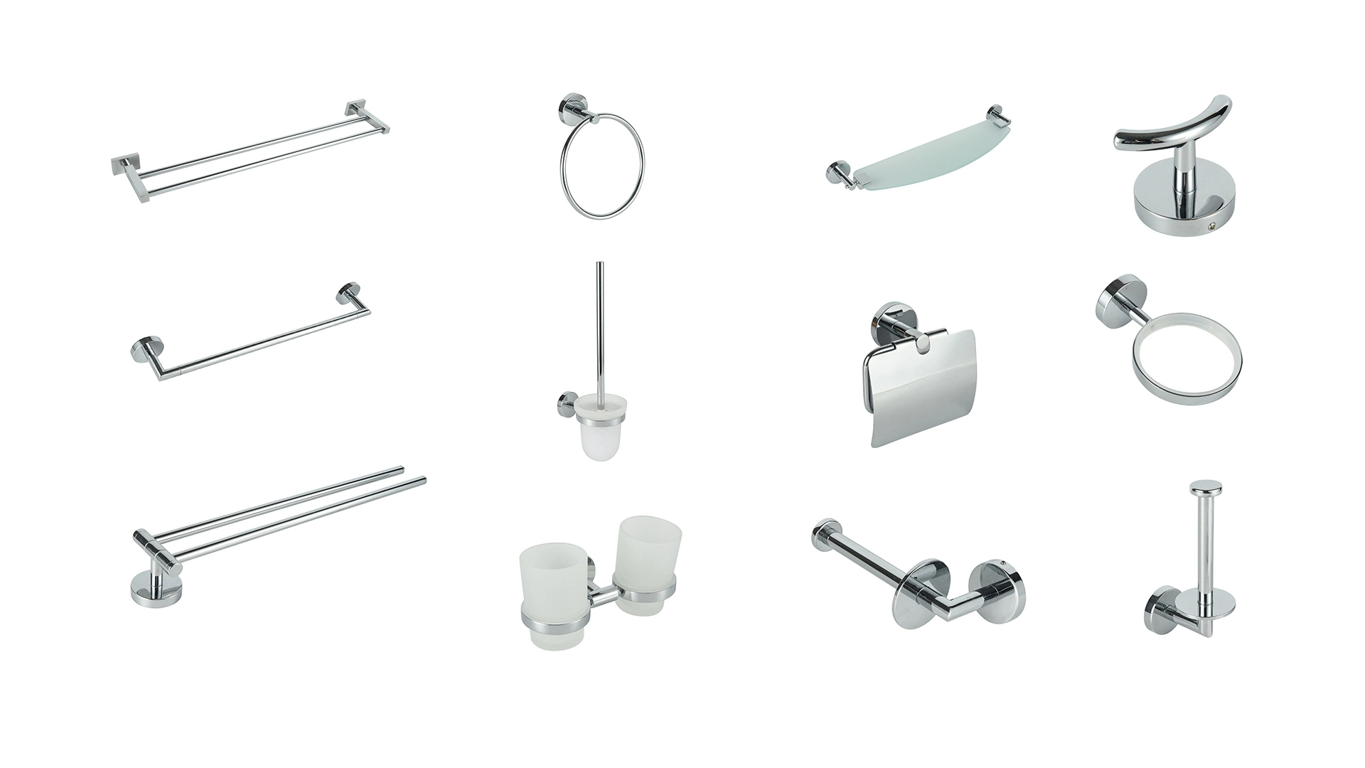 Customize Bathroom Fitting Stainless Steel Wall Mounted Toilet Brush Holder OEM Manufacturer Bathroom Accessories
