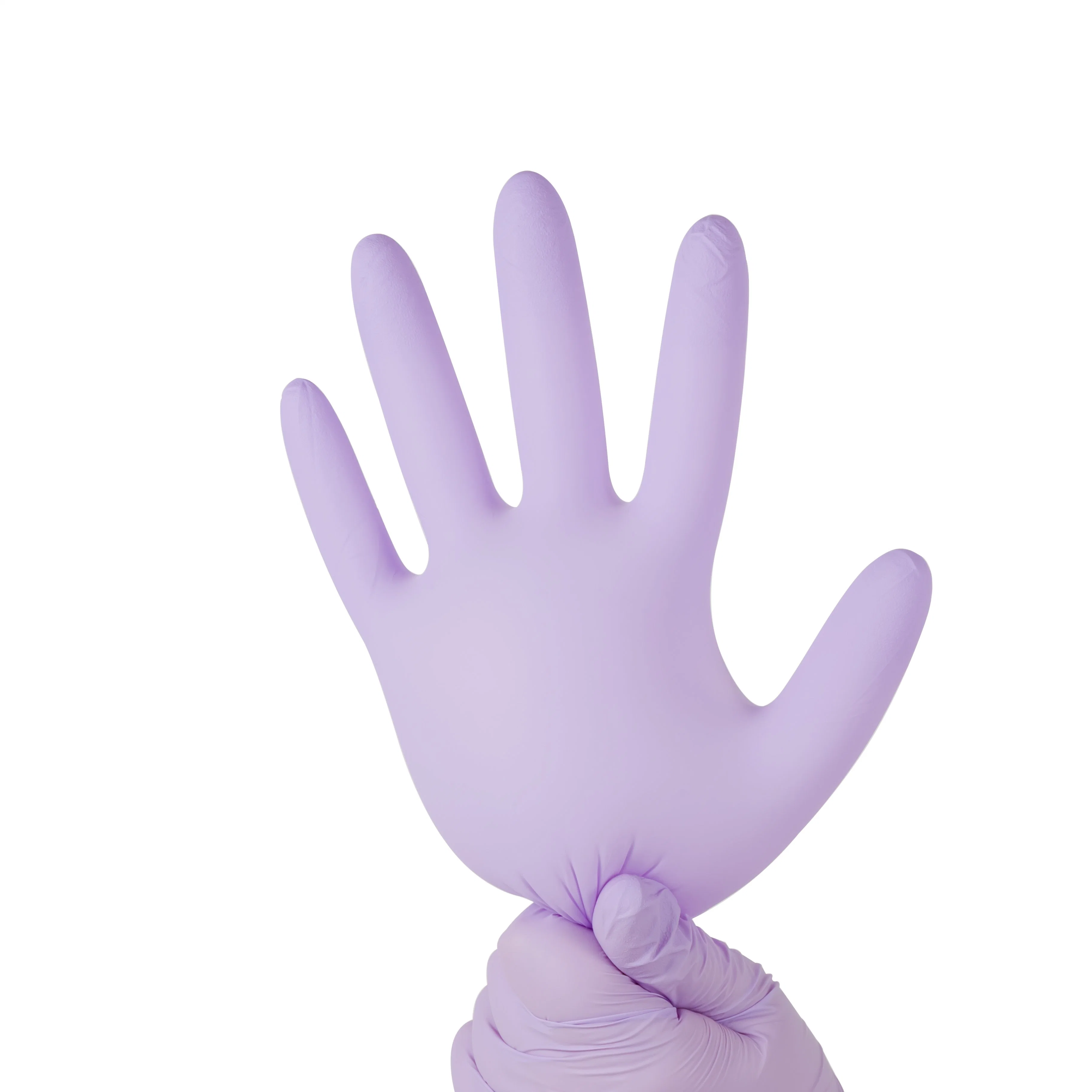 Disposable Industrial Electronics Purple Nitrile Glove