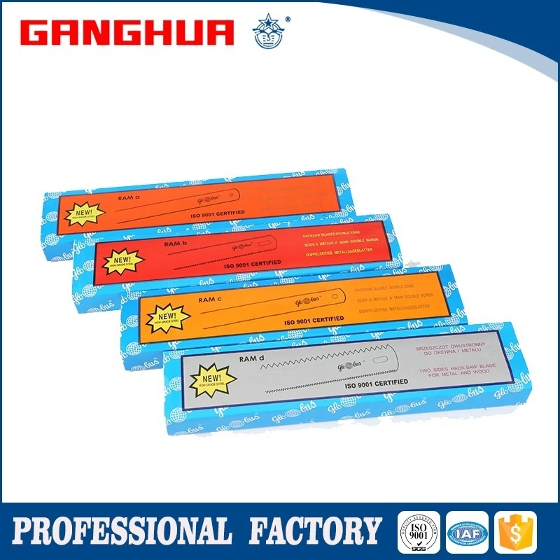 High Carbon Steel Single Edge Double Eege Hand Hacksaw Blade