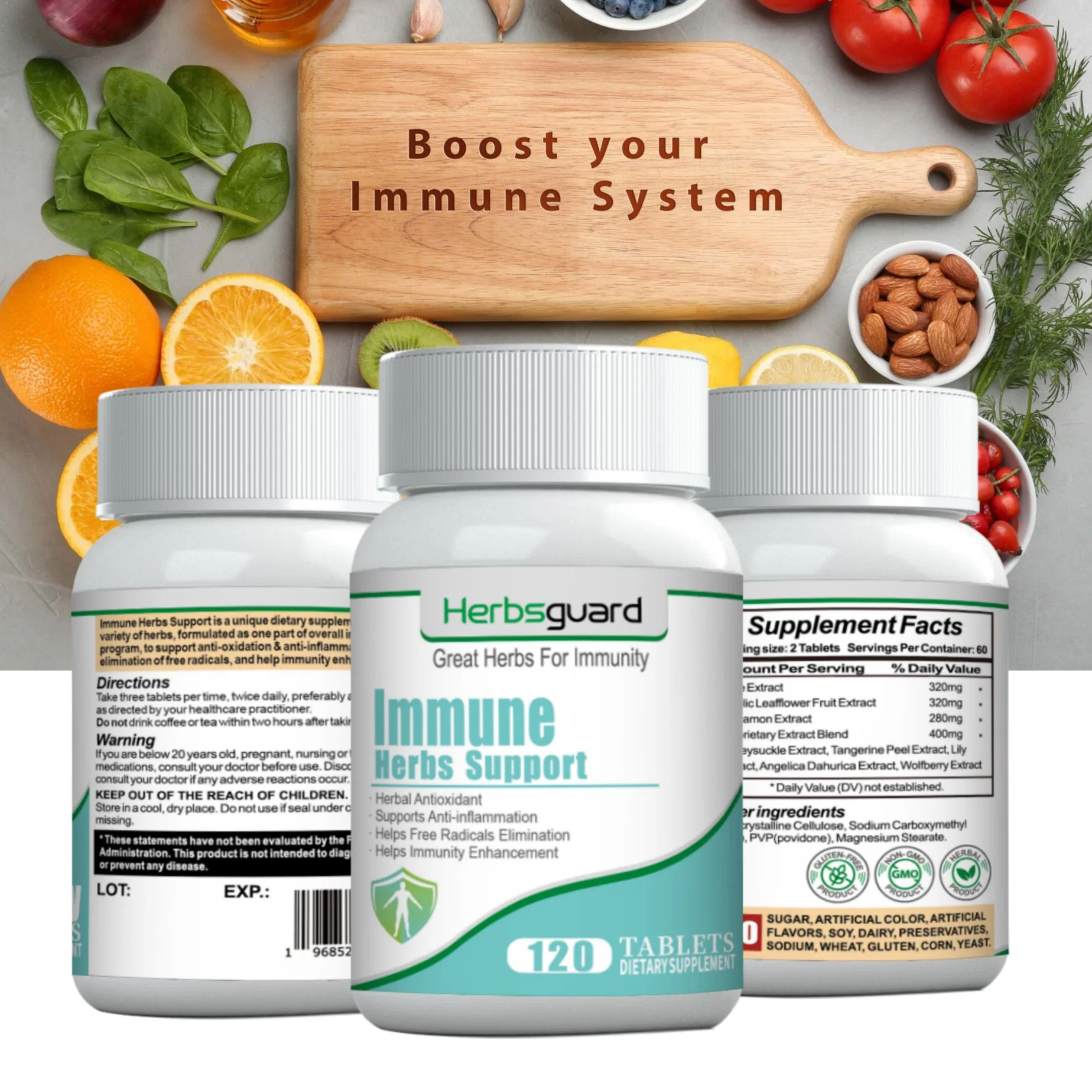 Factory Custom OEM/ODM Immune Enhancement Herbal Supplement for Body Health