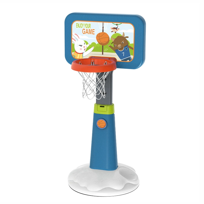 Cartoon 2 in 1 Basketball Hoop Set Kids Game Toys Fun Children Sports Toys of Cultivate Sports Interested Basketball Toy