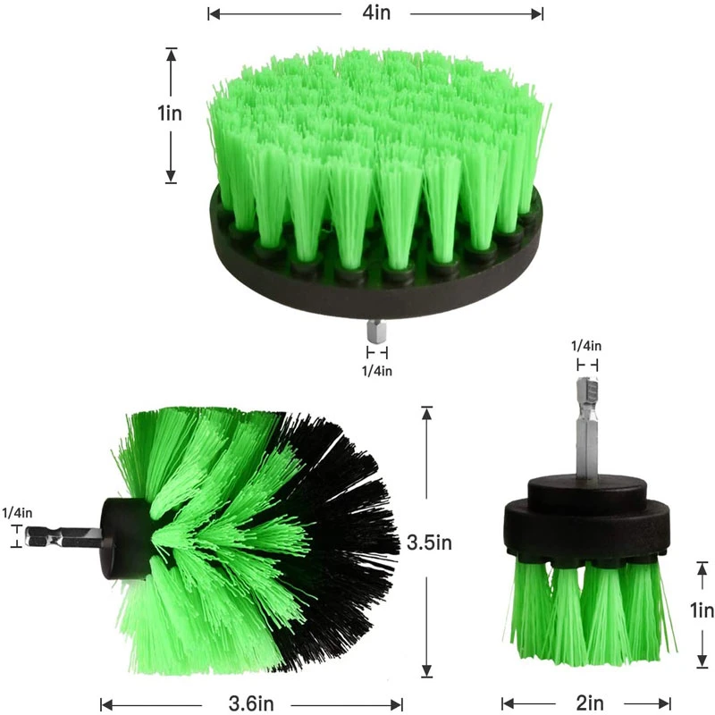 Herramientas de limpieza potencia Cepillo de barrido taladrar Cepillo de limpieza de cuarto de baño