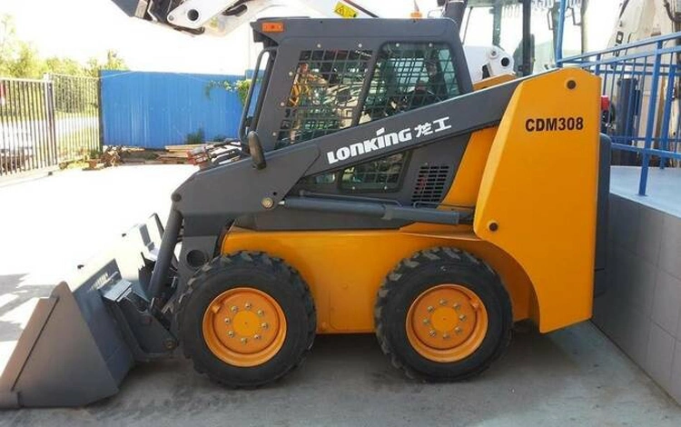 Lonking Minicargadores Cargador Mini granja con motor Perkins (CDM308)