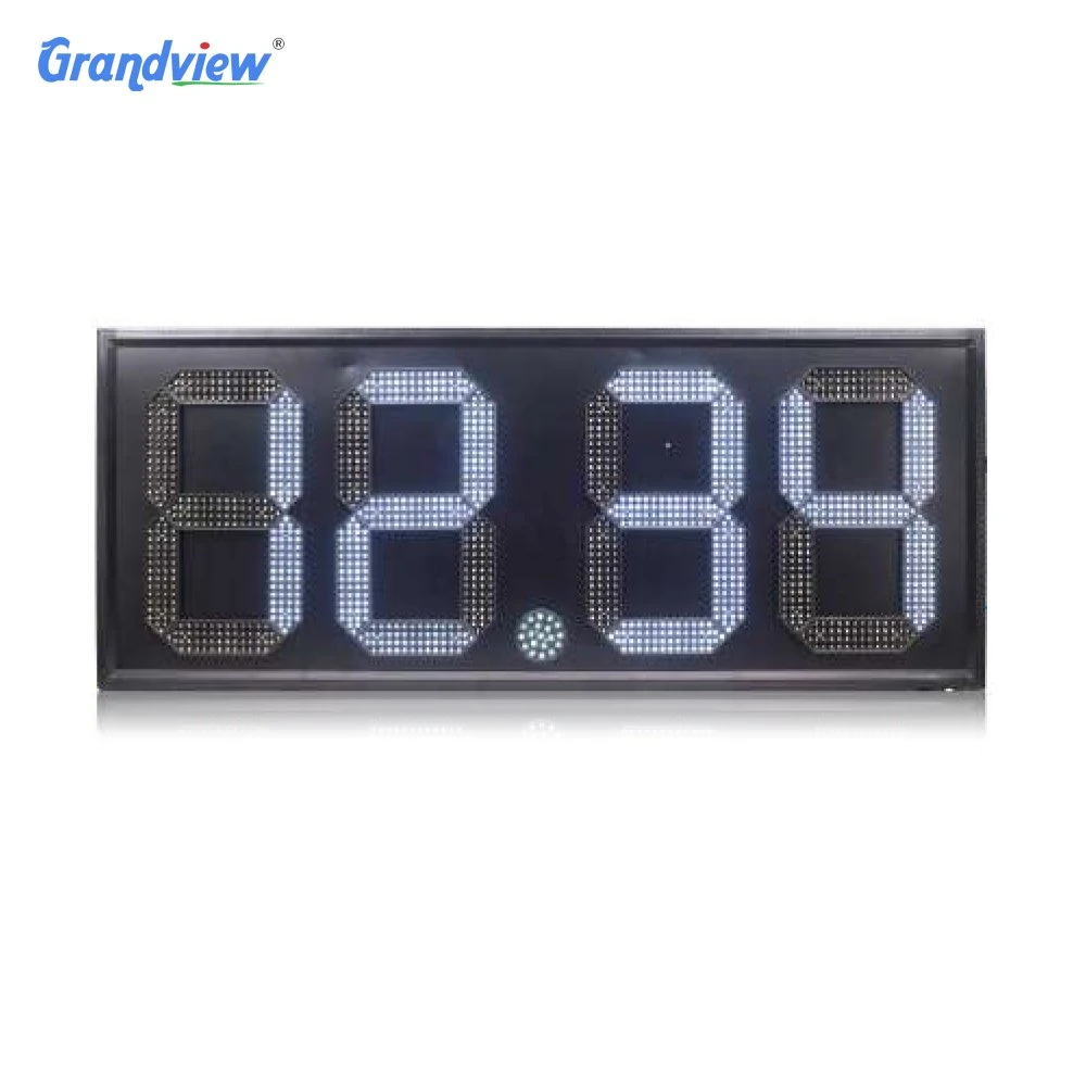 Outdoor Double Sided Plastic and Metal LED Gas Petrol Price Sign Board