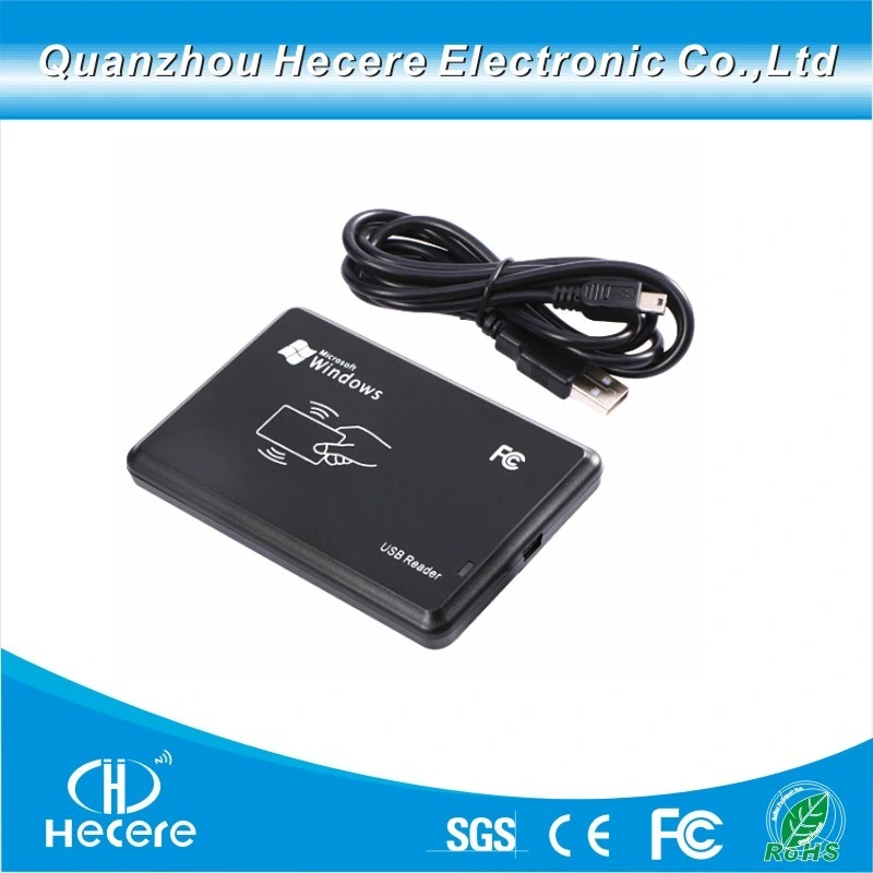 Factory Supply ISO15693 International Standard Protocols 13.56MHz a Desktop Universal Mf Card Reader