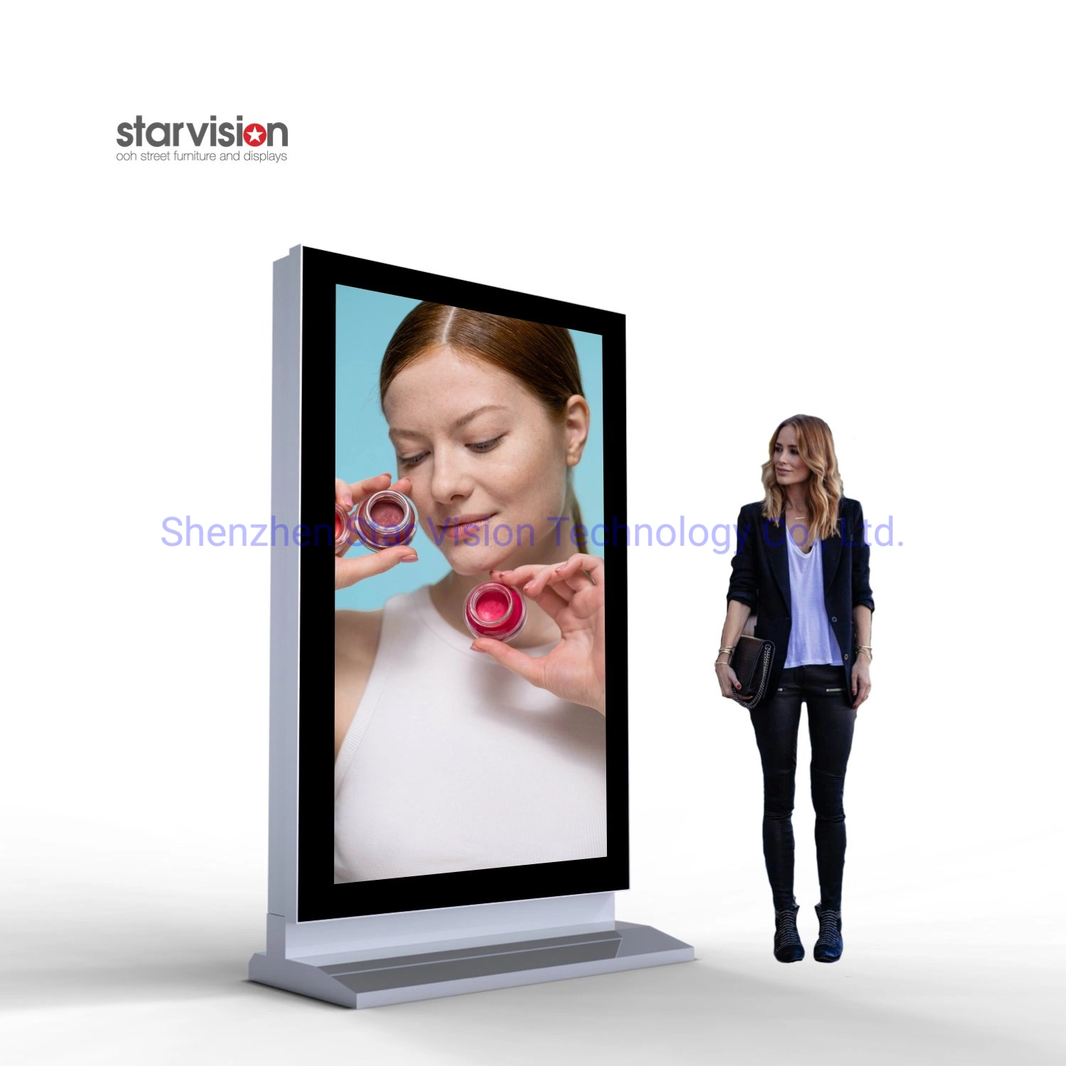 Floor Stand 1.2m X 1.8m Custom Poster Changing Advertising LED Backlit Signs