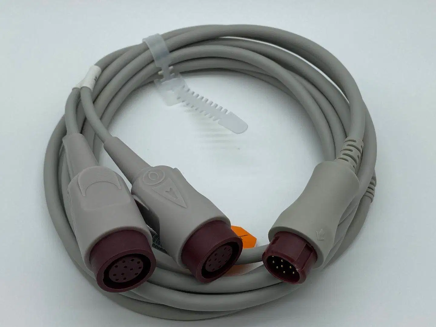 Cable alargador de presión de conector triple Mindray de 12 pines