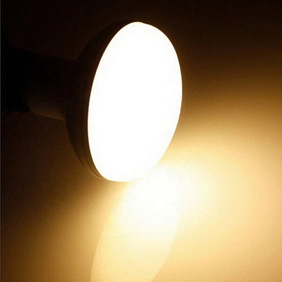 R80 E27 Lâmpada LED Bombillas AC 85-265V 12W lâmpada LED de alumínio Umbrella lâmpada CFL ampola da luz do refletor Lampada Poupança de energia a esfera de LED de iluminação da lâmpada