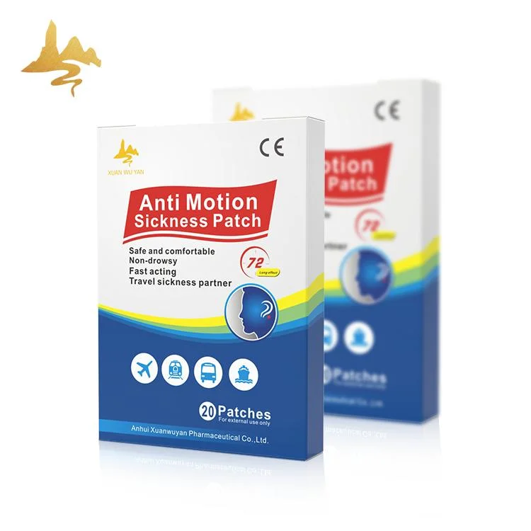 Factory Wholesale Product Transdermal Anti Air Motion Sickness Patch for Good Travel