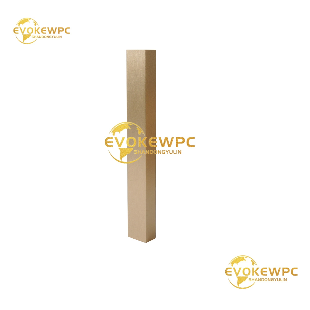 Evokewpc revêtement mural en bois composite bois-plastique Tube