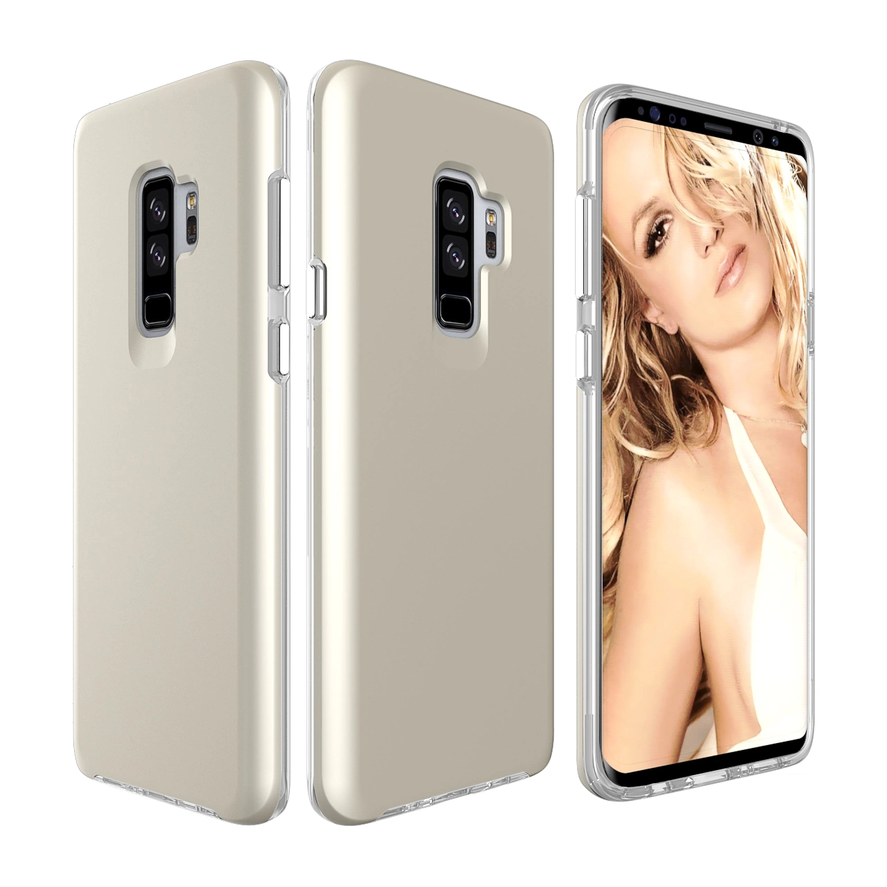 Soft TPU Matte Slim Anti Slip Back Case Cover for Samsung Galaxy S9 Plus