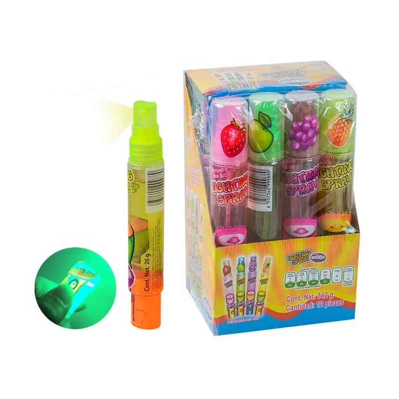 New Novelty Creative Candies-Import Toys with Light Lamp Spray Liquid Candy