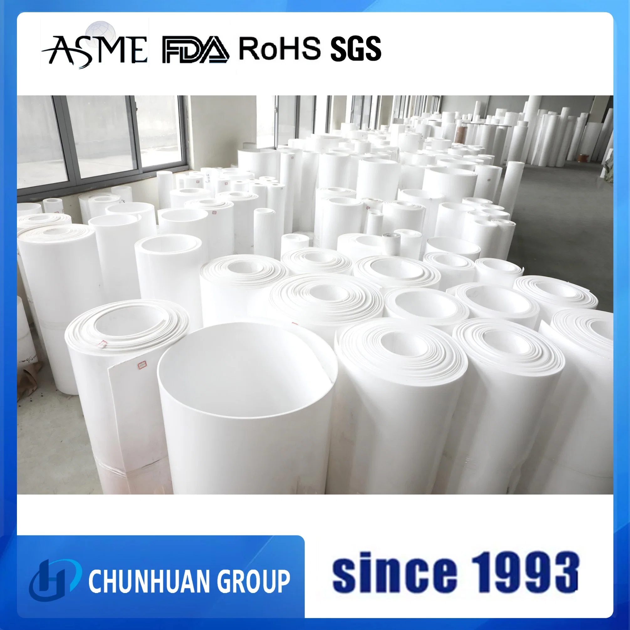 White Color Plastic PTFE Tube Pipes 100% Virgin Materials Good Quality and Service