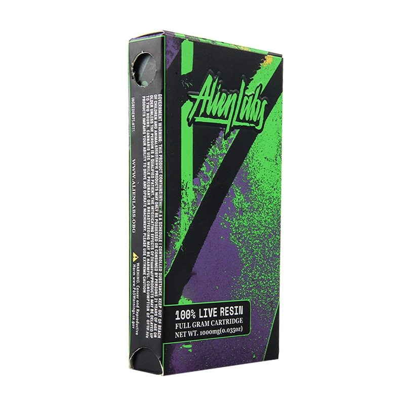 Nuevo Atomizer Alienlabs 0,8ml VAPE cartuchos Embalaje 8 sabores Cerámica Bidón de aceite grueso Vaporizer 510 rosca vacío Alien Labs Live resina vacía