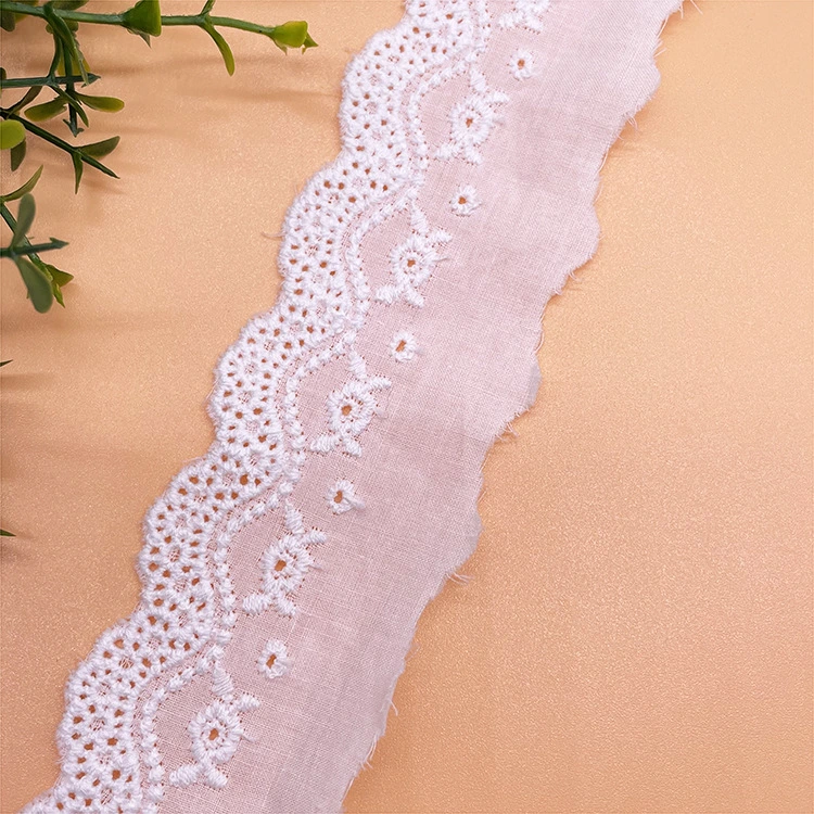 Jacquard and Textornic Tc Net Embroidery Lace Fabric for Home Textile Curtain Accessories