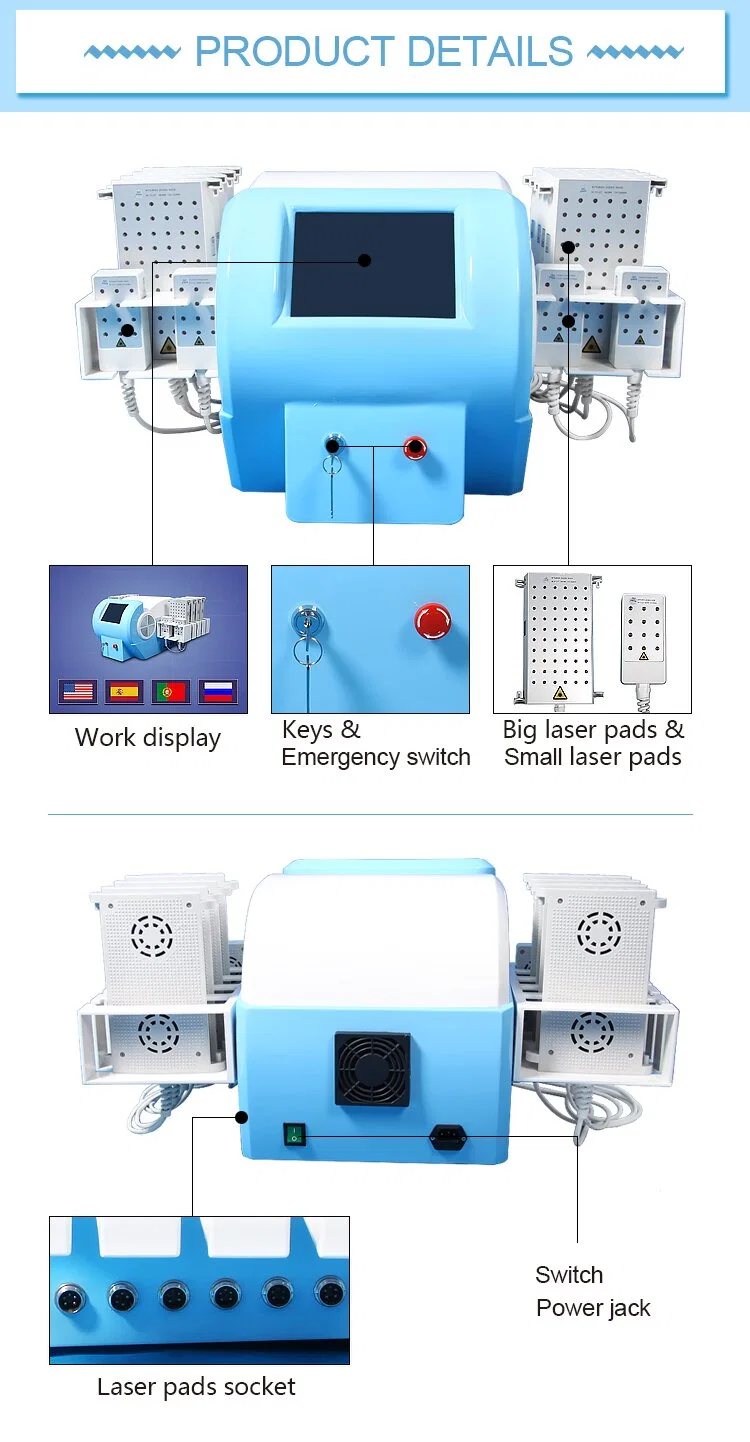 Factory Price High quality/High cost performance  4D Diode Lipo Laser Body Shaping Laser Weight Loss Machine