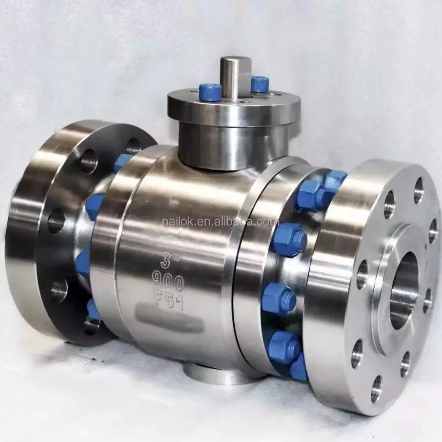 API 6D Metal Seated Ball Valve, DN400, Pn50, A105, FF ASME B16.10 Trunnion Mounted Flanged Full Bore Port Gear Pneumatic Electric Actuator Ball Valves