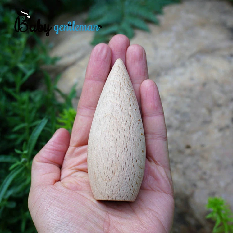 High quality/High cost performance  Decorative DIY Natural Wooden Waterdrop Craft for Kids Z30141A