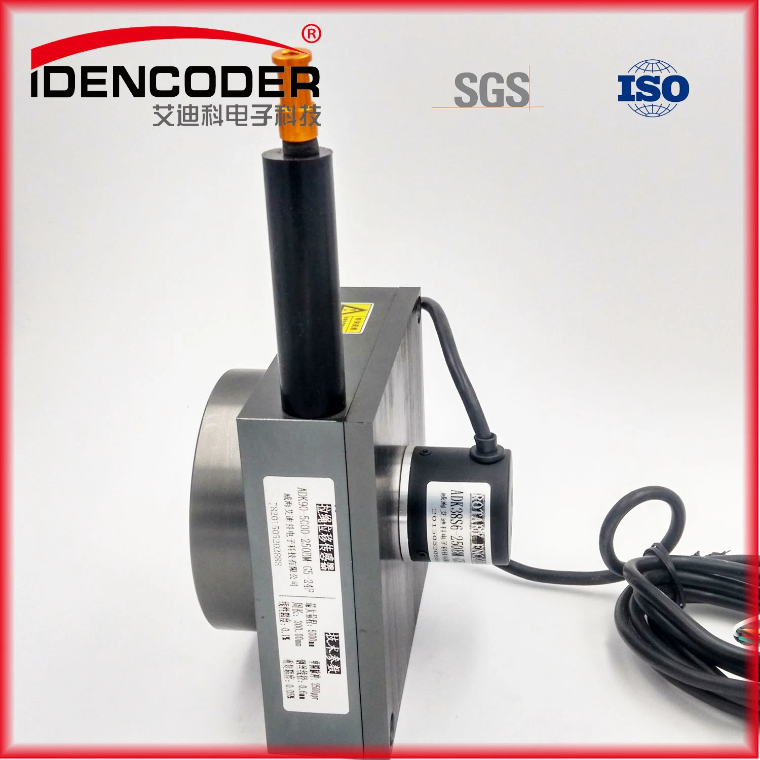 3000mm Draw Wire Sensor 1500mm 1000mm Analog 4-20mA String Potentiometer Can Available Other Output Form