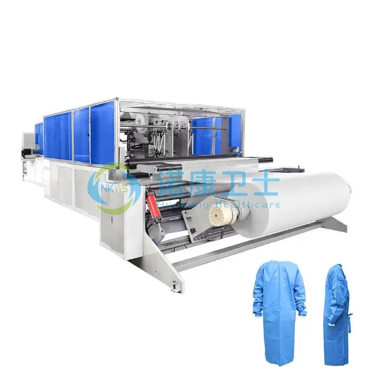 Fully Automatic Disposable Non-Woven Isolation Gowns Making Machine Medical Surgical Gown Machine