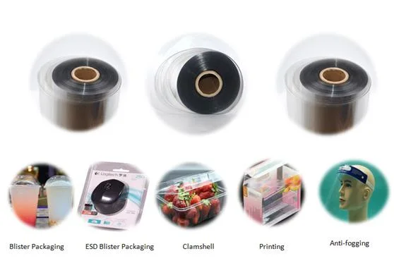 PVC Transparent Sheet Film Roll 250 Micron Clear Rigid PVC Plastic Sheet