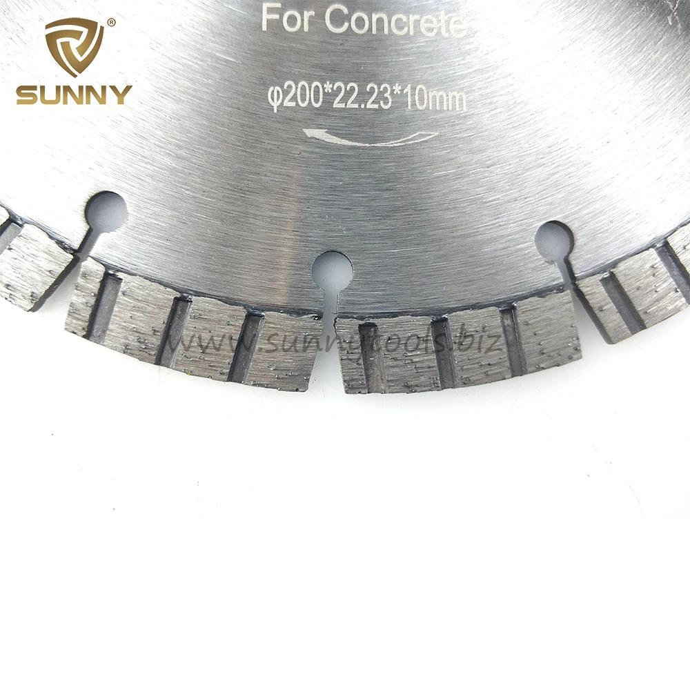 200mm Laser Welded Turbo Segment Concrete Diamond Saw Blade