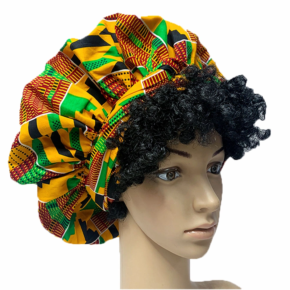 Vendre à chaud de style traditionnel africain Handwrap Ankara Fashion femmes bonnets d'impression