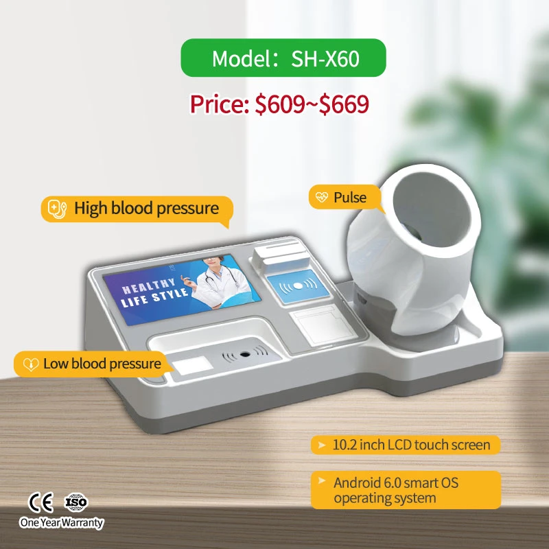 Esfigmomanómetro electrónico de braço superior automático elevado Smart Digital Medical Arm Monitor de pressão arterial