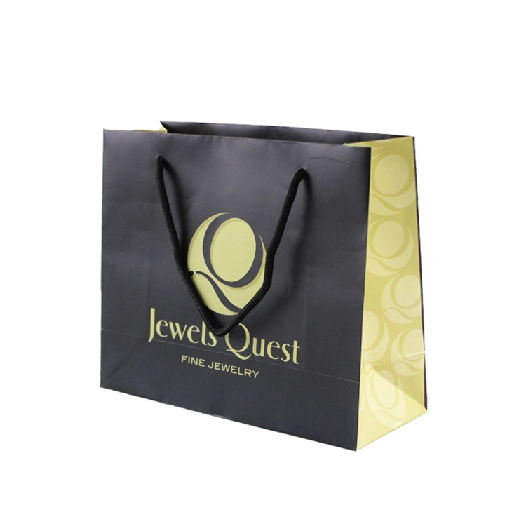 Custom Logo Paper Gift Shopping Bags with Handle for Business