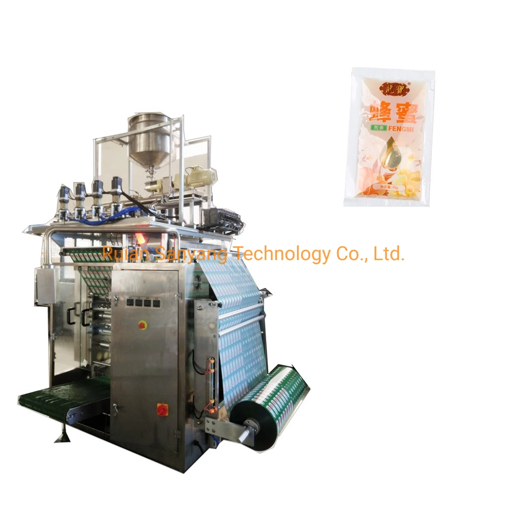 Sachet Honey/ Ketchup /Sauce /Liquid Juice /Oil /Peanut Butter Packing Packaging Machine