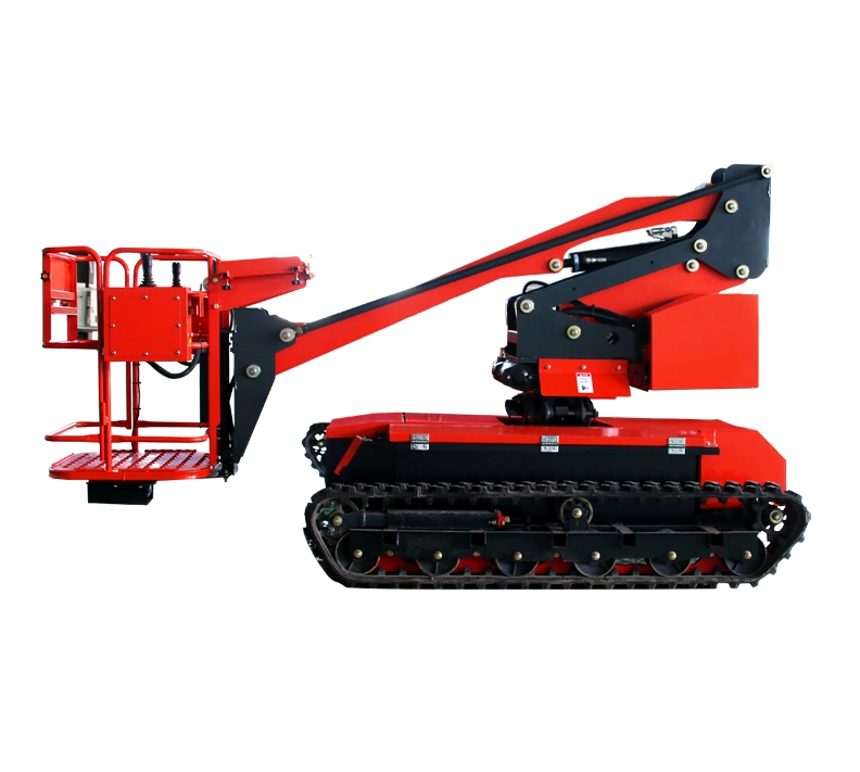 Electric Aerial Work Platform Used for All Terrain Work Platform Cherry Picker for Orchard