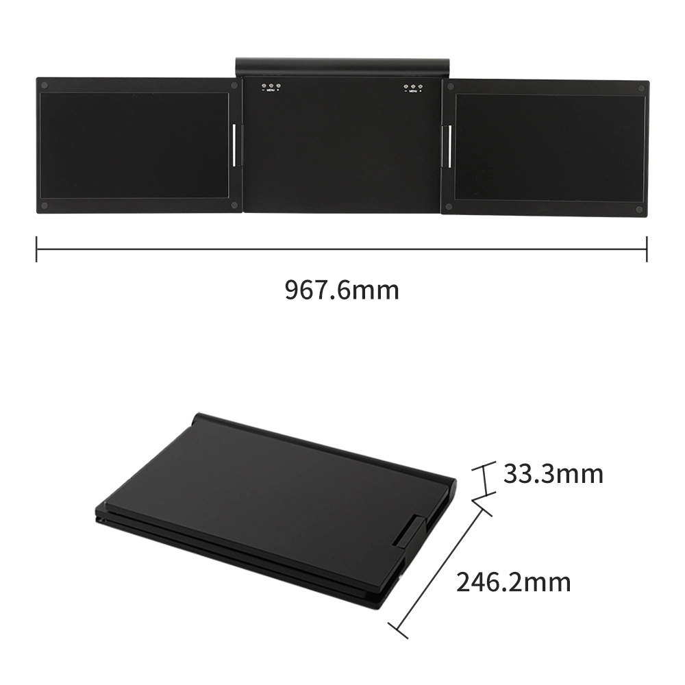 13.3inches Expansion Screen The Dual Expansion Screen Is Easy to Connect