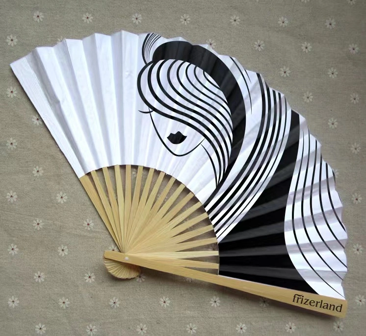 Japanese Style Fan/Paper+Bamboo Material/Promotion Fan