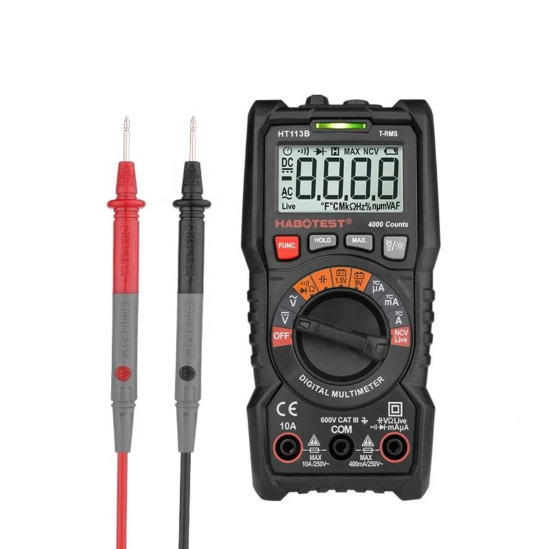 Lonn HT-113D Echteffektiv-Multimeter für gleich- und Wechselstromspannung