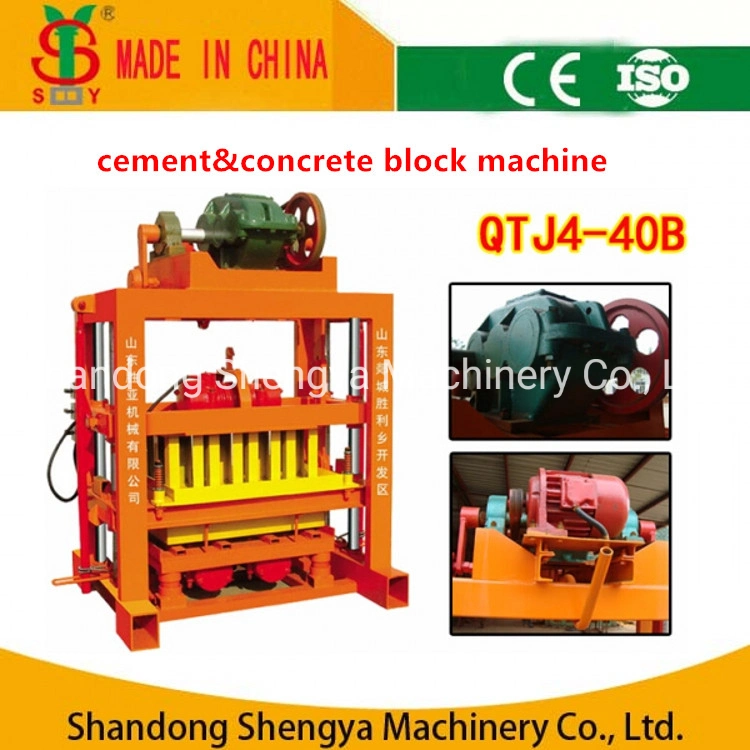 Qtj4-40 Interlocking Brick Making Machine Price